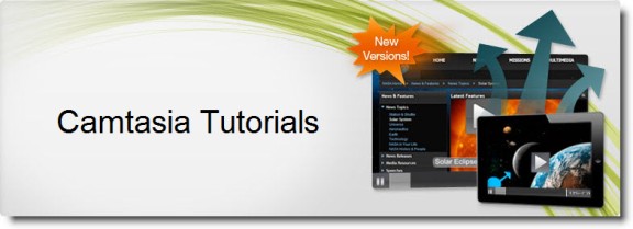 View Camtasia Tutorials from TechSmith
